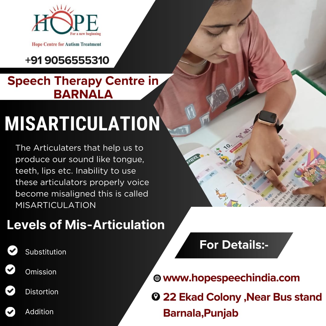 What is misarticulation?
